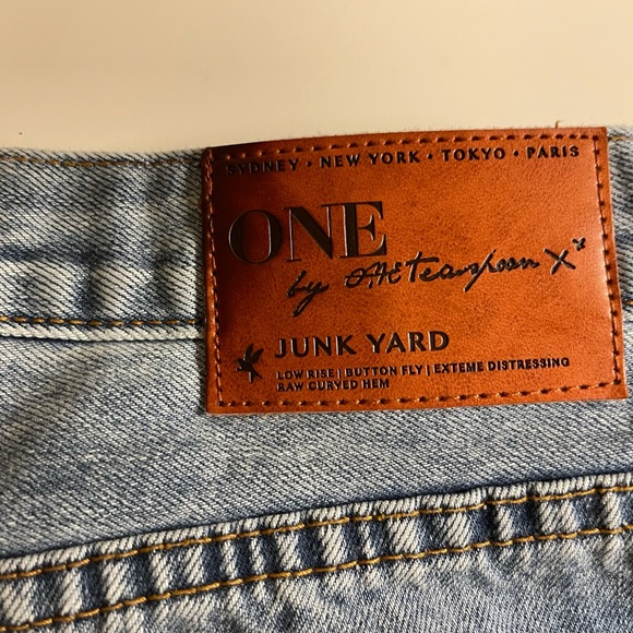 One Teaspoon Mini Jean Skirt - Picture 3 of 5